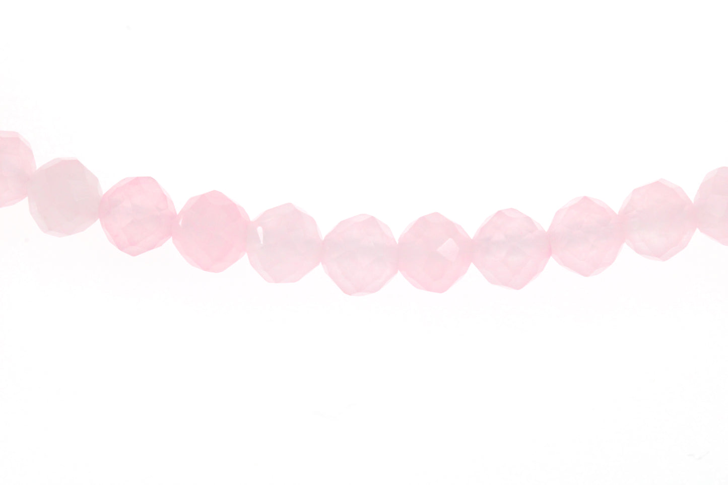 Rosenquarz Edelstein Armband 4mm mit Lebensbaum