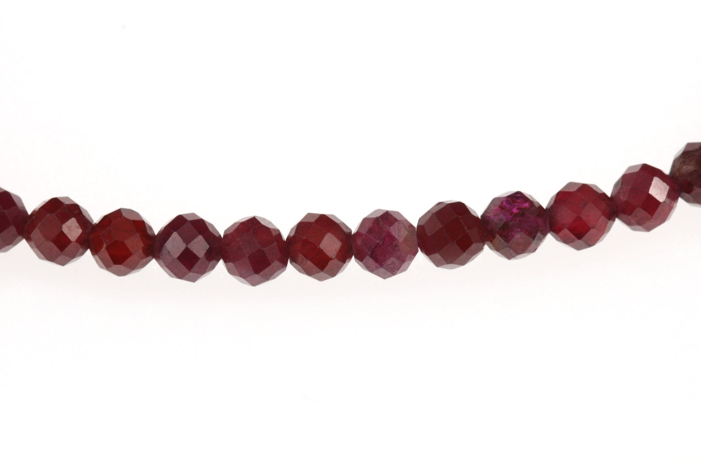 Granat Edelstein Armband 4mm mit Lebensbaum