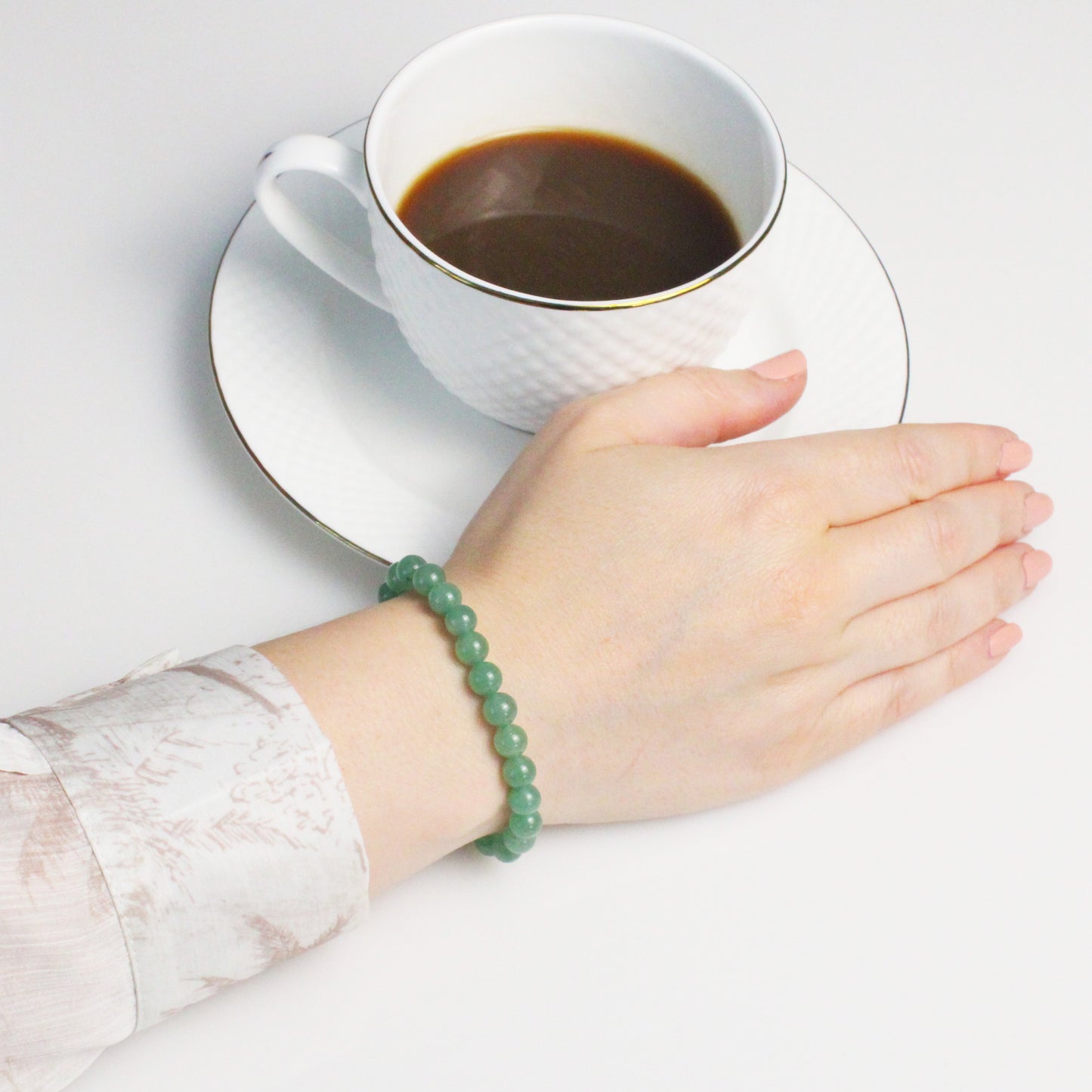 Echtes Grüner Aventurin Edelstein Armband 6mm