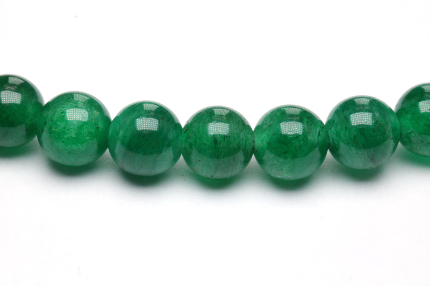 Grüner Lepidolith AAA Edelstein Armband mit Edelstahlherz