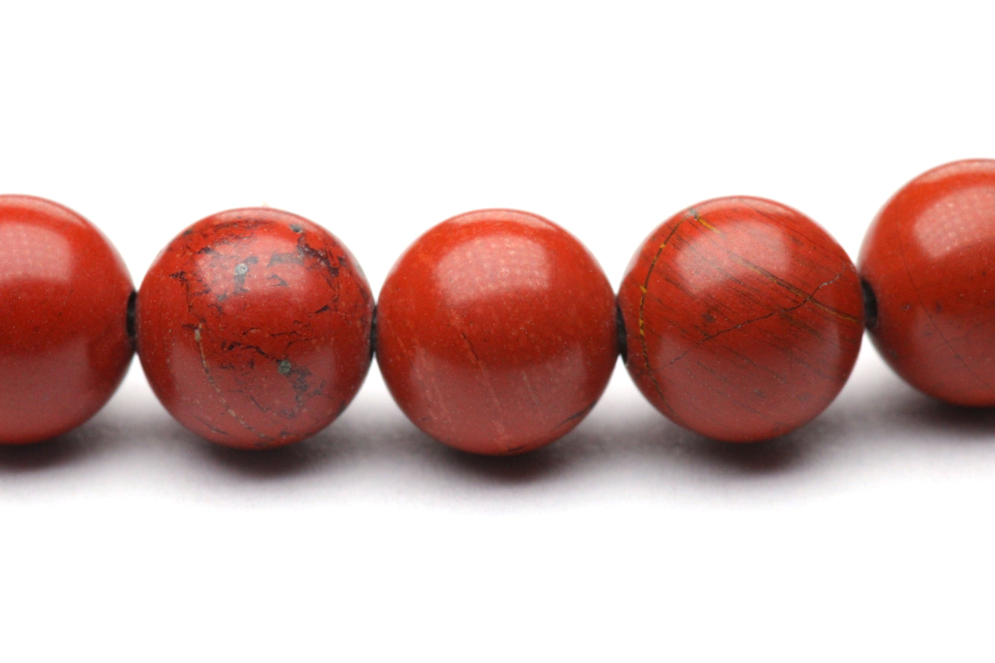 Roter Jaspis Edelstein Armband mit Edelstahlherz