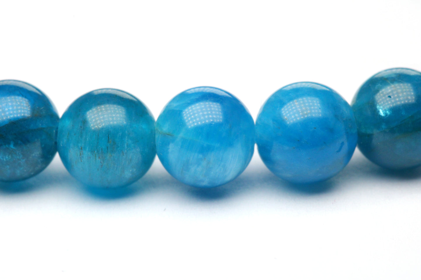 Apatit Edelstein Armband mit Edelstahlherz