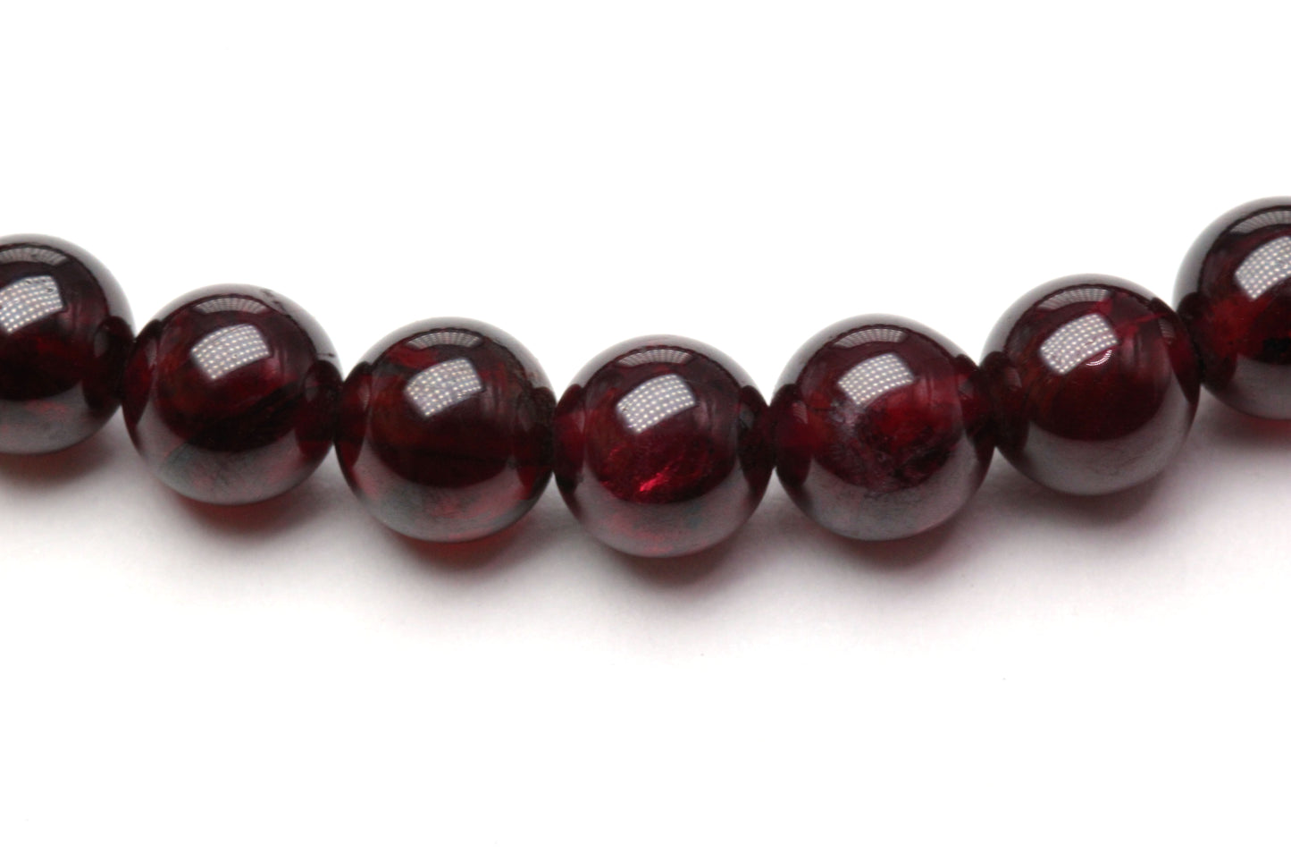 Granat AAA Edelstein Armband mit Edelstahlherz