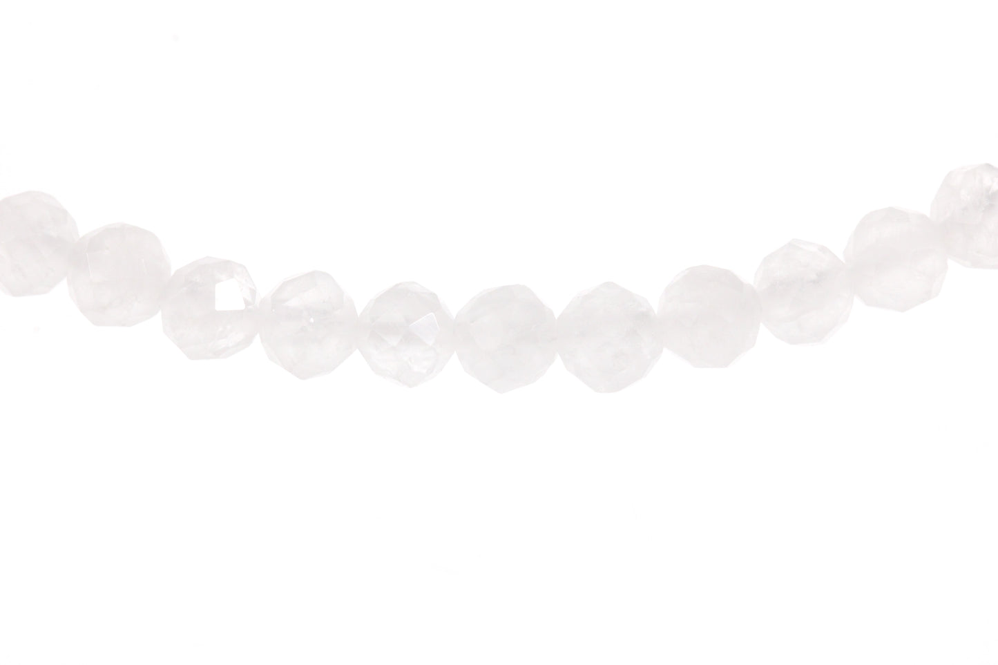 Bergkristall Edelstein Armband 4mm mit Lebensbaum