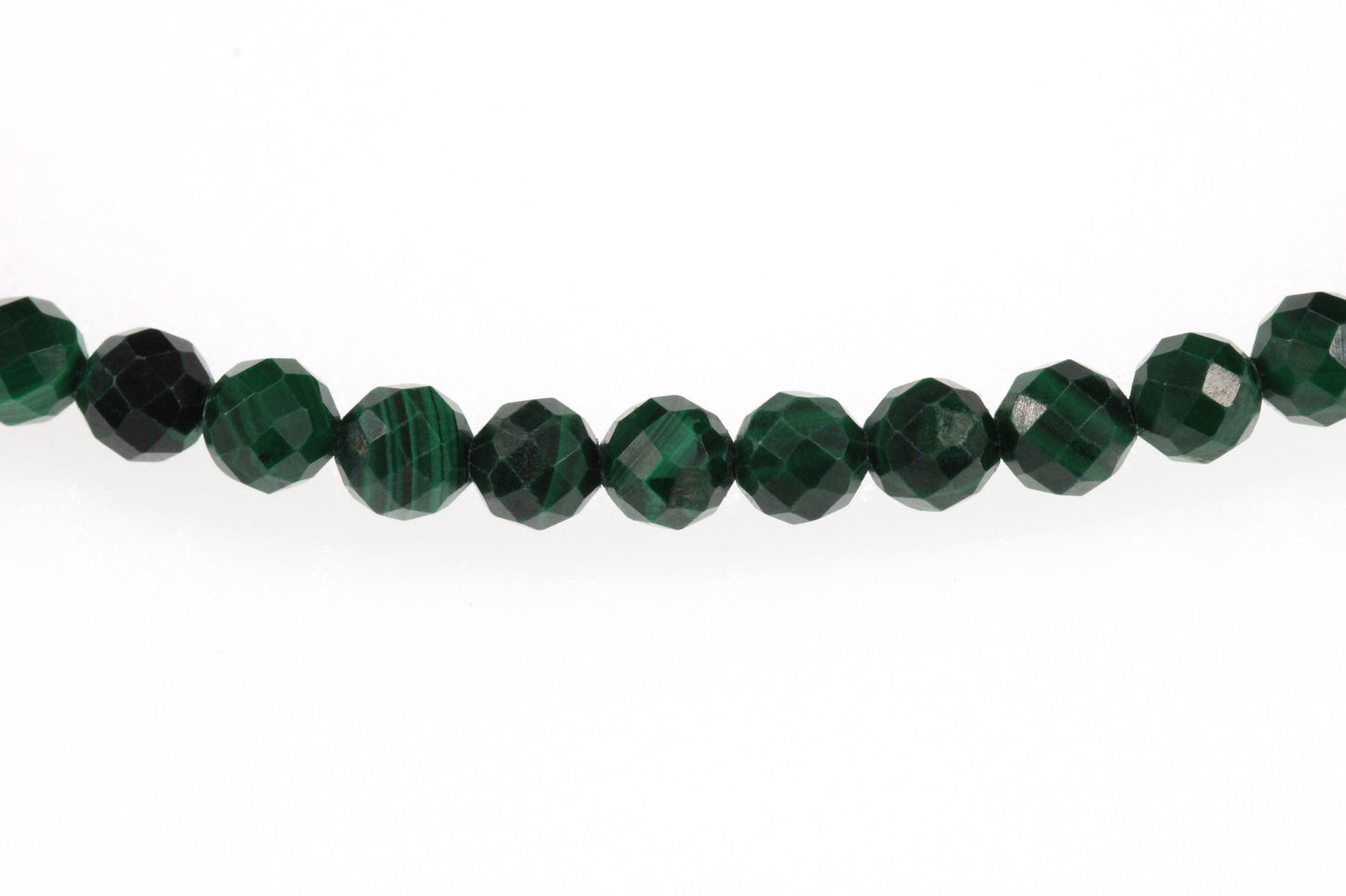 Malachit Edelstein Armband 4mm mit Lebensbaum