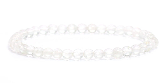 Echtes Bergkristall Edelstein Armband 4mm