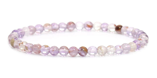 Echtes Super Seven Amethyst Edelstein Armband 4mm