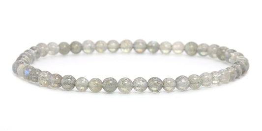 Echtes Labradorit Edelstein Armband 4mm