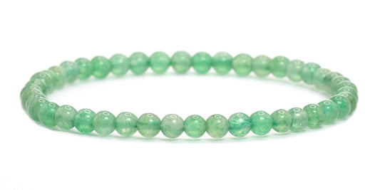Echtes Grüner Aventurin Edelstein Armband 4mm