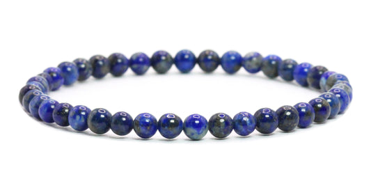 Echtes Lapislazuli Edelstein Armband 4mm