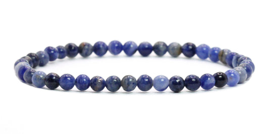 Echtes Sodalith Edelstein Armband 4mm