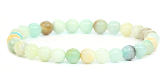 Echtes Amazonit Edelstein Armband 6mm