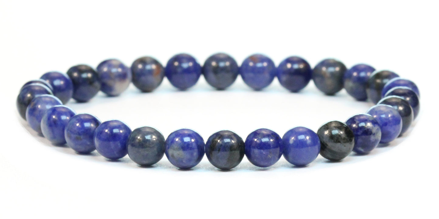Echtes Sodalith Edelstein Armband 6mm