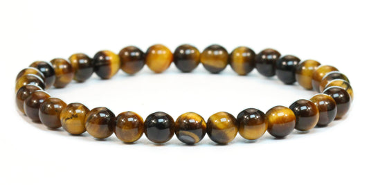 Echtes Tigerauge Edelstein Armband 6mm