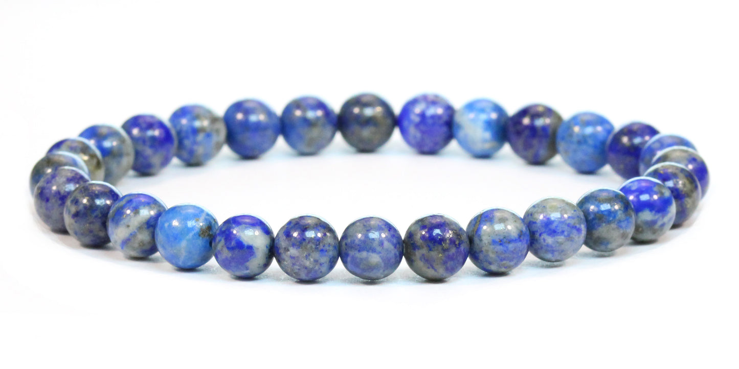 Echtes Lapislazuli Edelstein Armband 6mm