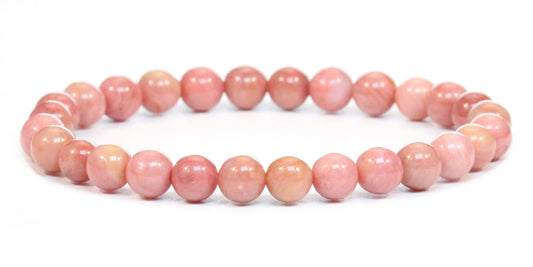 Echtes Rhodonit Edelstein Armband 6mm