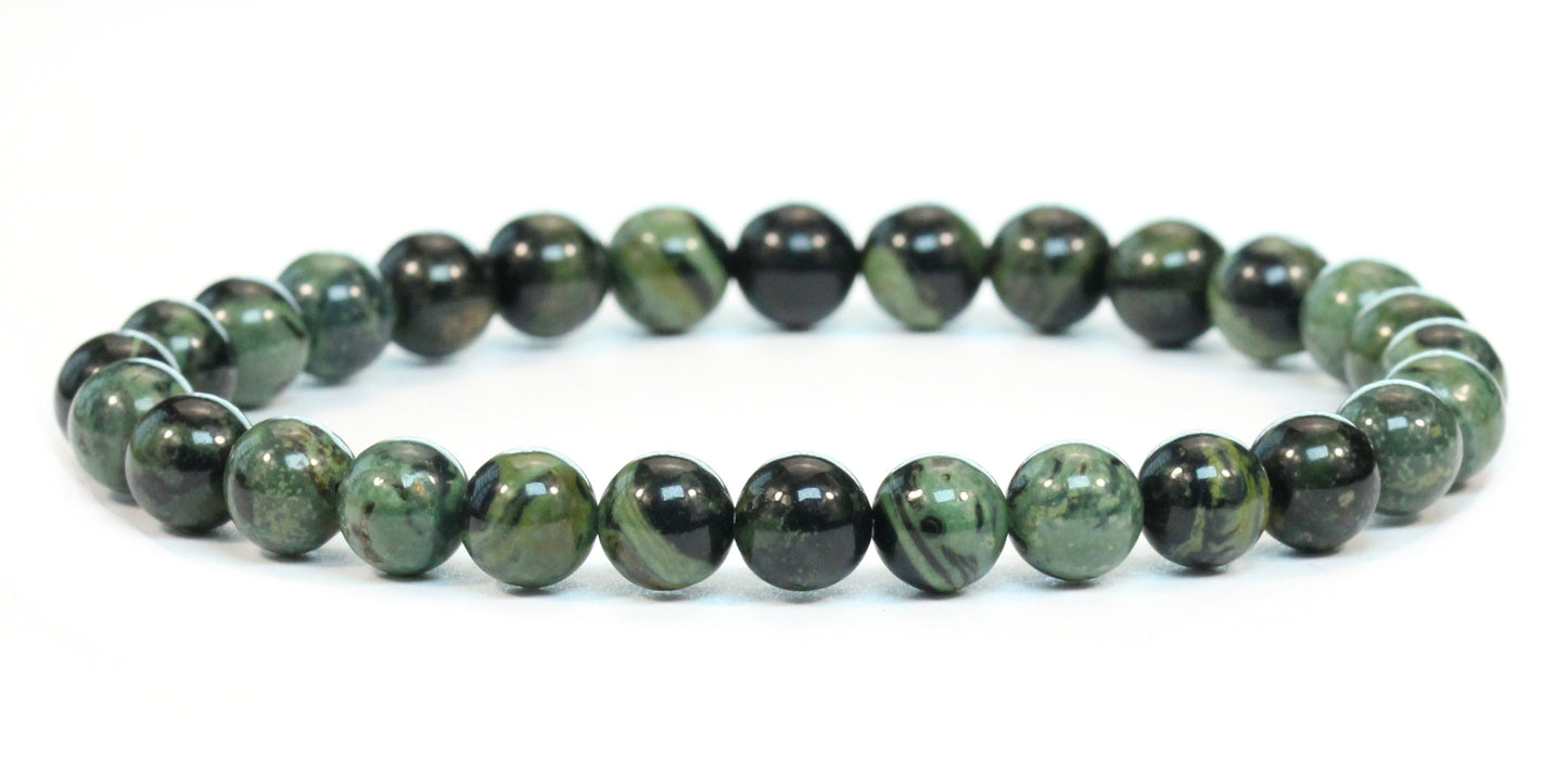 Echtes Eldarit Edelstein Armband 6mm