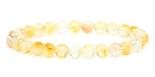 Echtes Citrin Edelstein Armband 6mm