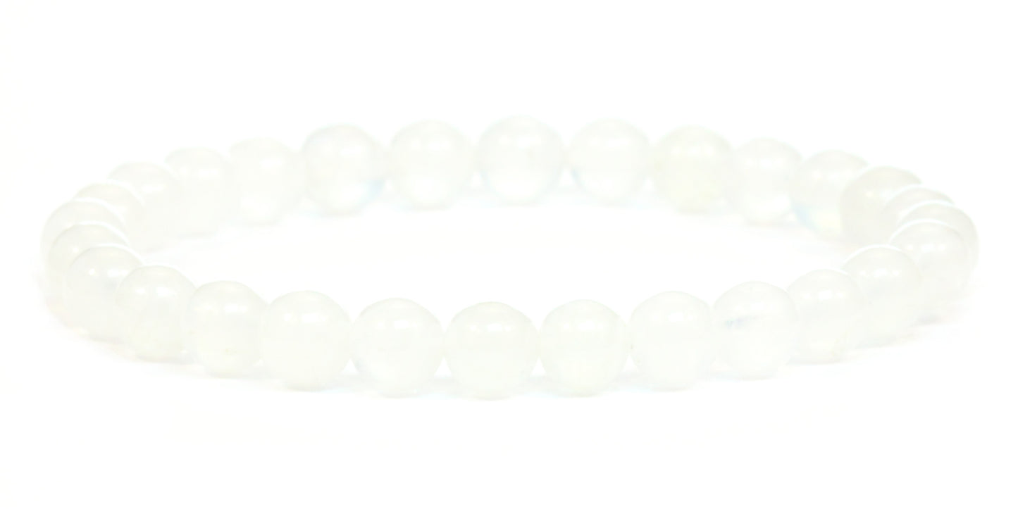 Echtes Mondstein Edelstein Armband 6mm