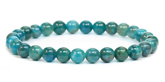 Echtes Apatit Edelstein Armband 6mm