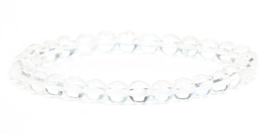 Echtes Bergkristall Edelstein Armband 6mm