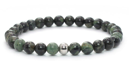 Eldarit Edelstein Armband 6mm mit Edelstahlkugel
