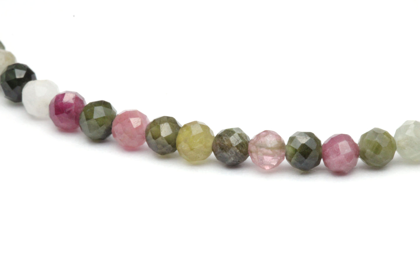 Gemischter Turmalin Edelstein Armband 3mm facettiert