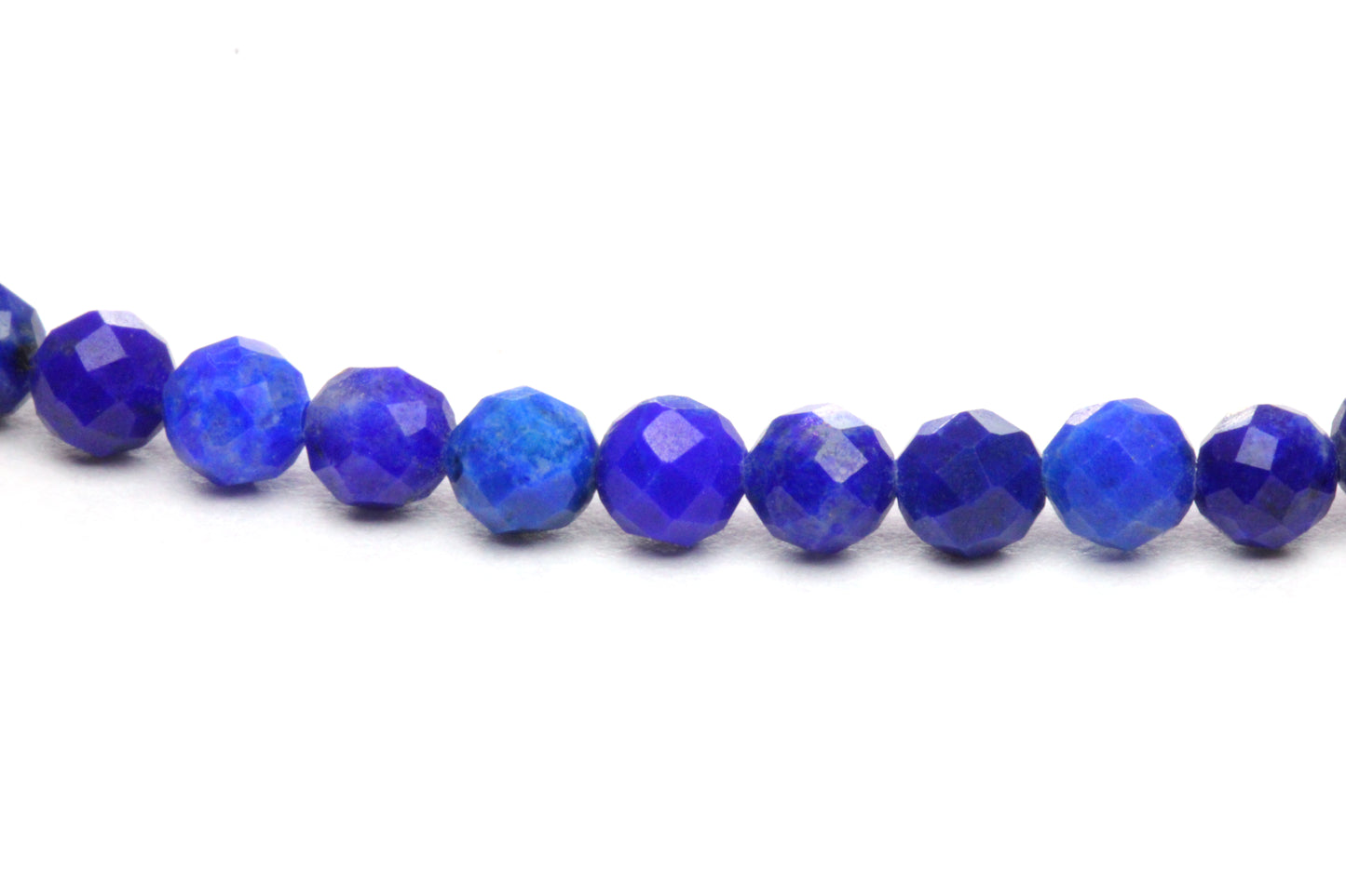 Lapislazuli Edelstein Armband 3mm facettiert