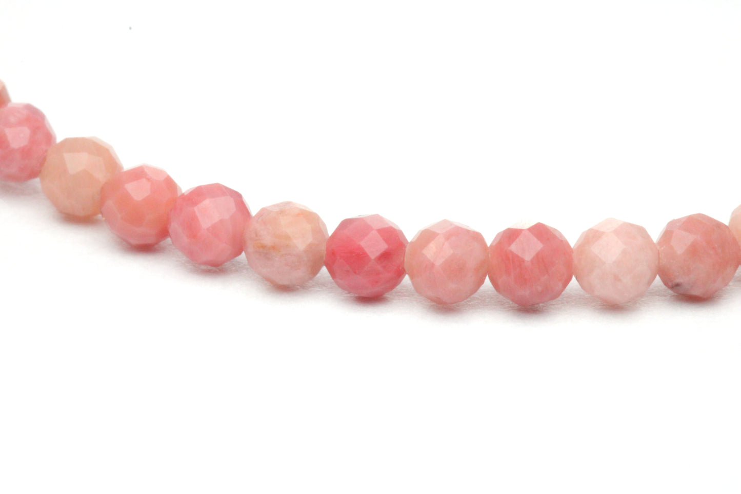Rhodonit Edelstein Armband 3mm facettiert