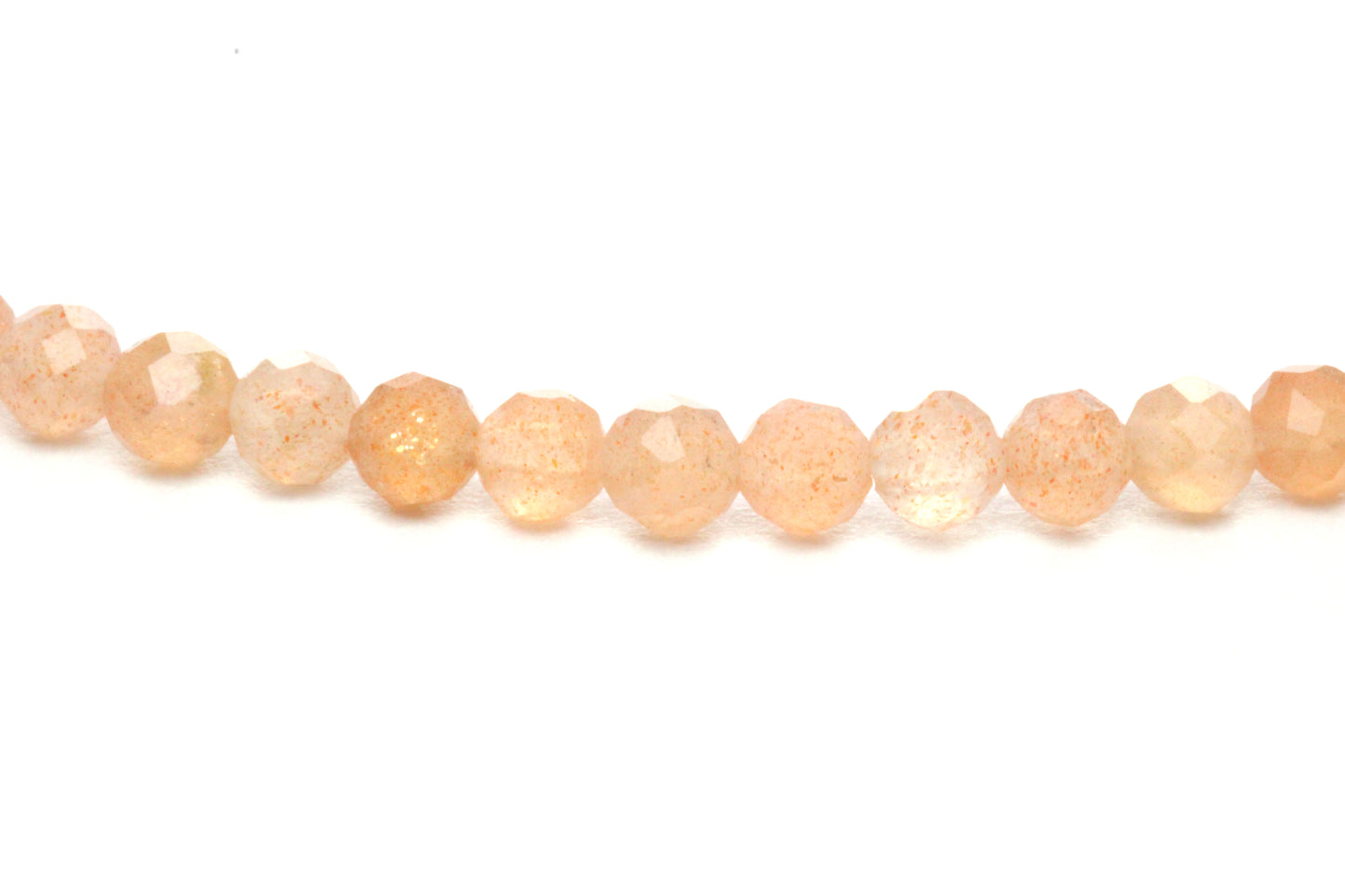 Sonnenstein Edelstein Armband 3mm facettiert