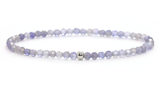 Iolith Edelstein Armband 3mm facettiert