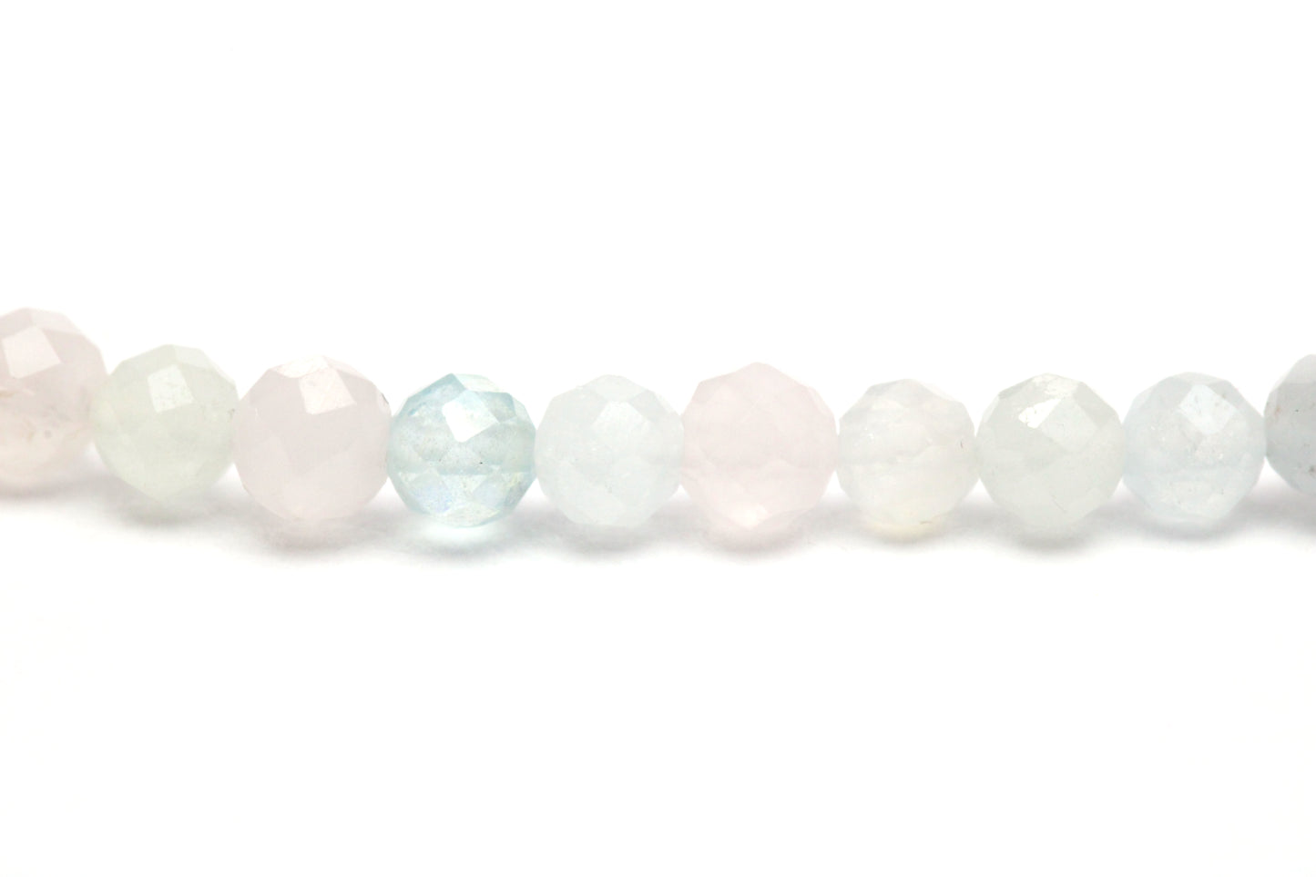 Morganit Edelstein Armband 3mm facettiert