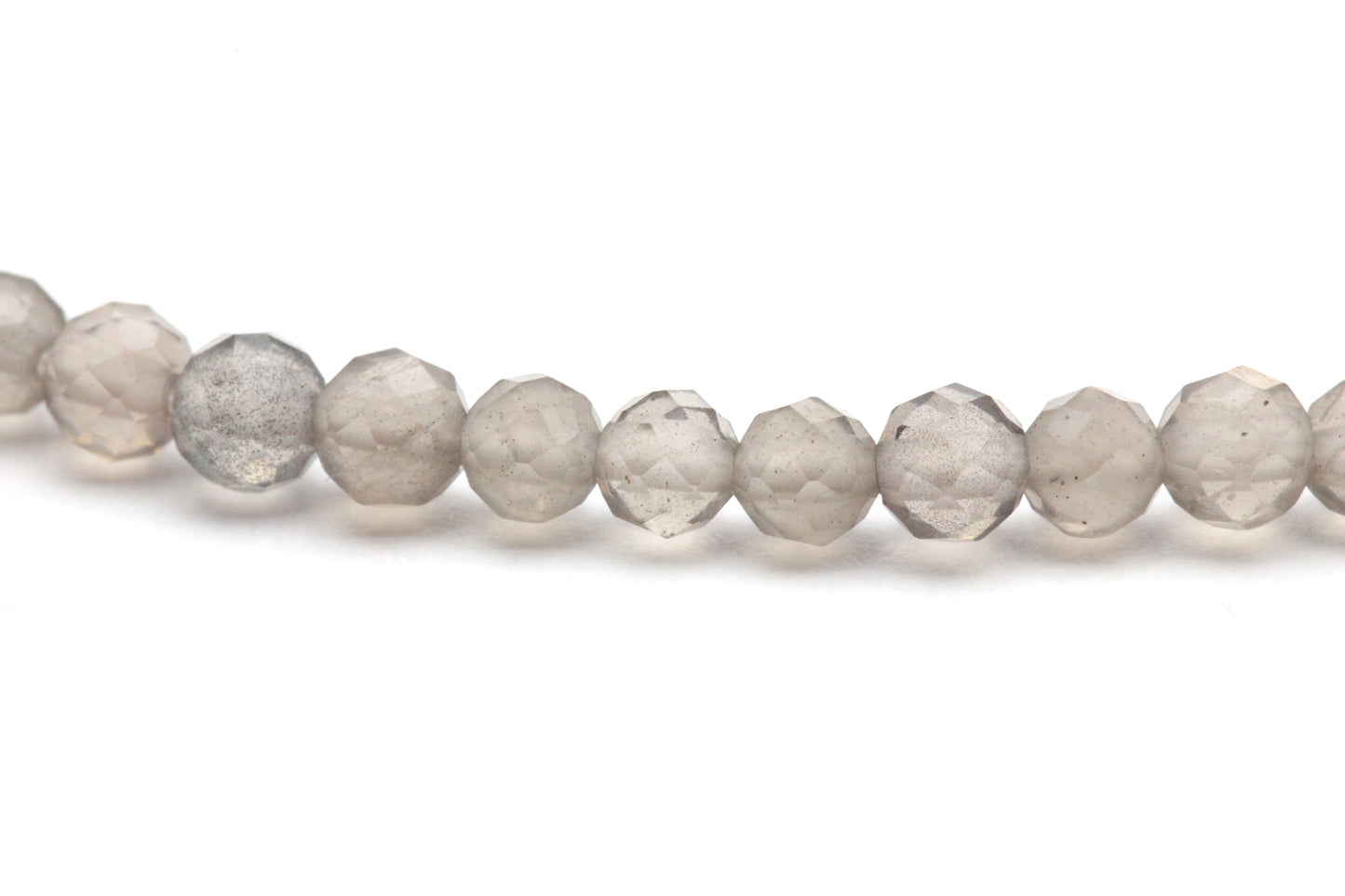 Rauchquarz Edelstein Armband 3mm facettiert