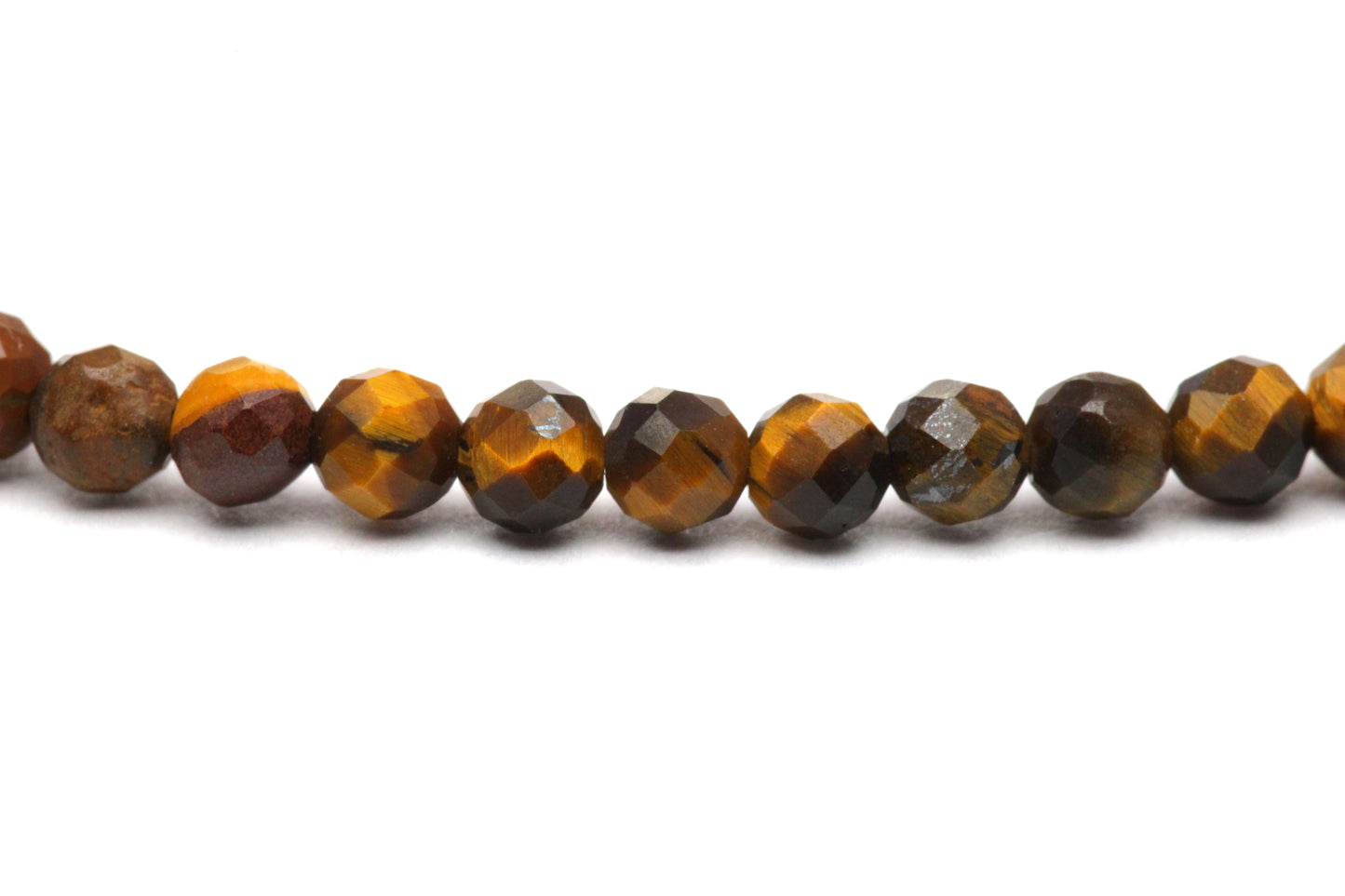 Tigerauge Edelstein Armband 3mm facettiert
