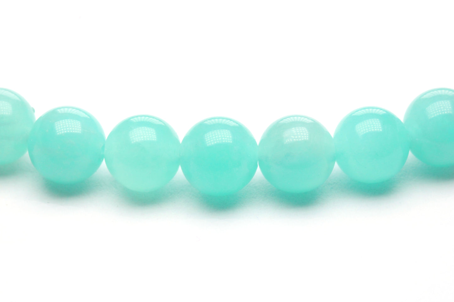 Amazonit AAA Edelstein Armband mit Edelstahlherz