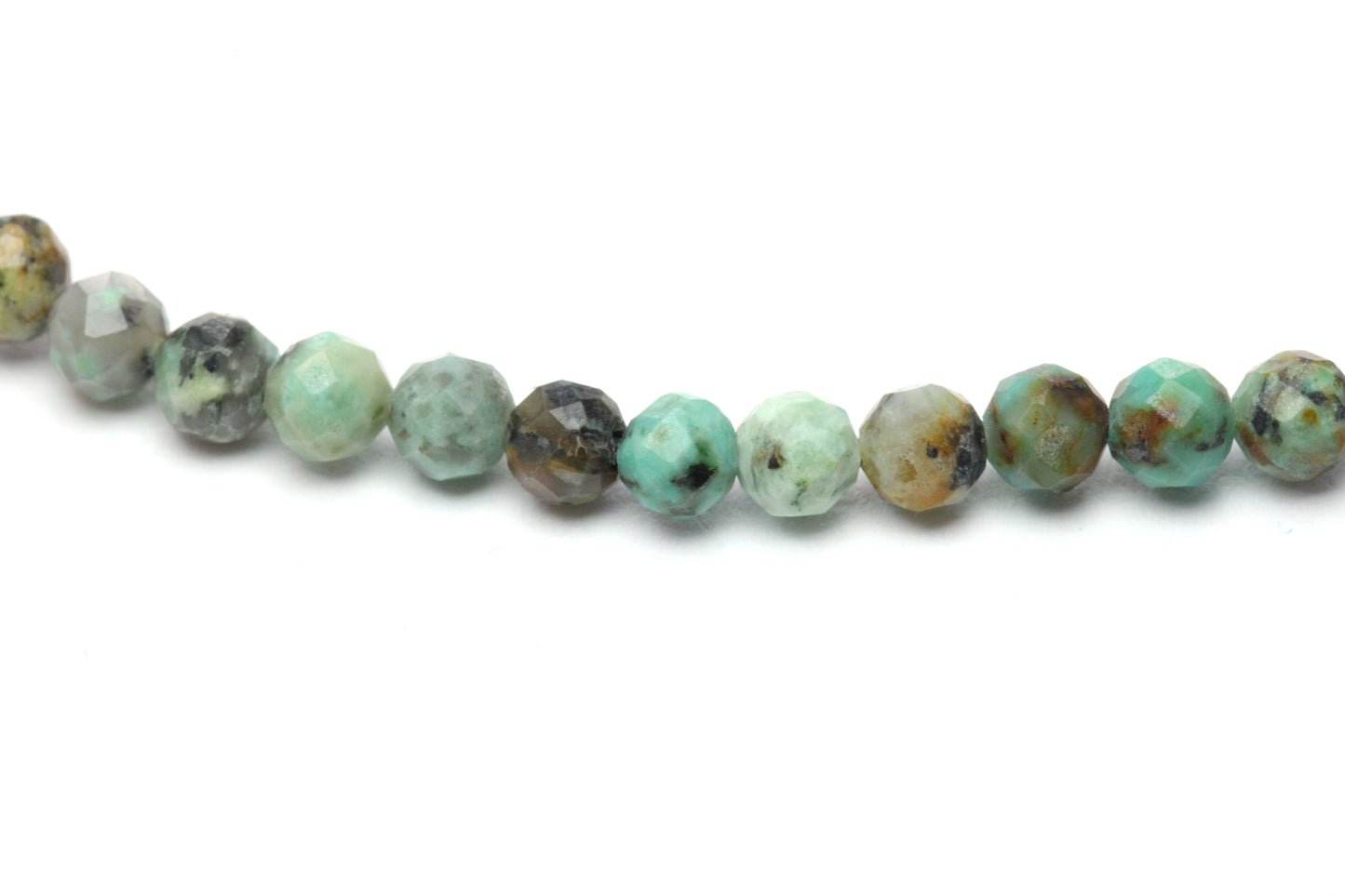 Afrikanischer Türkis Edelstein Armband 3mm facettiert