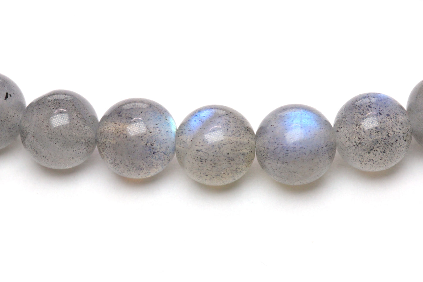 Labradorit AAA Edelstein Armband mit Edelstahlherz