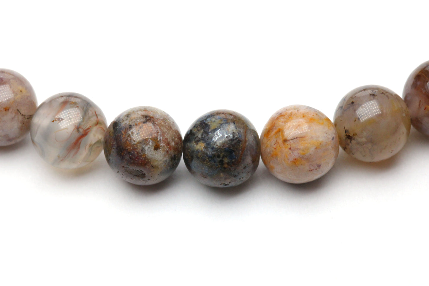 Pietersit Edelstein Armband mit Edelstahlherz