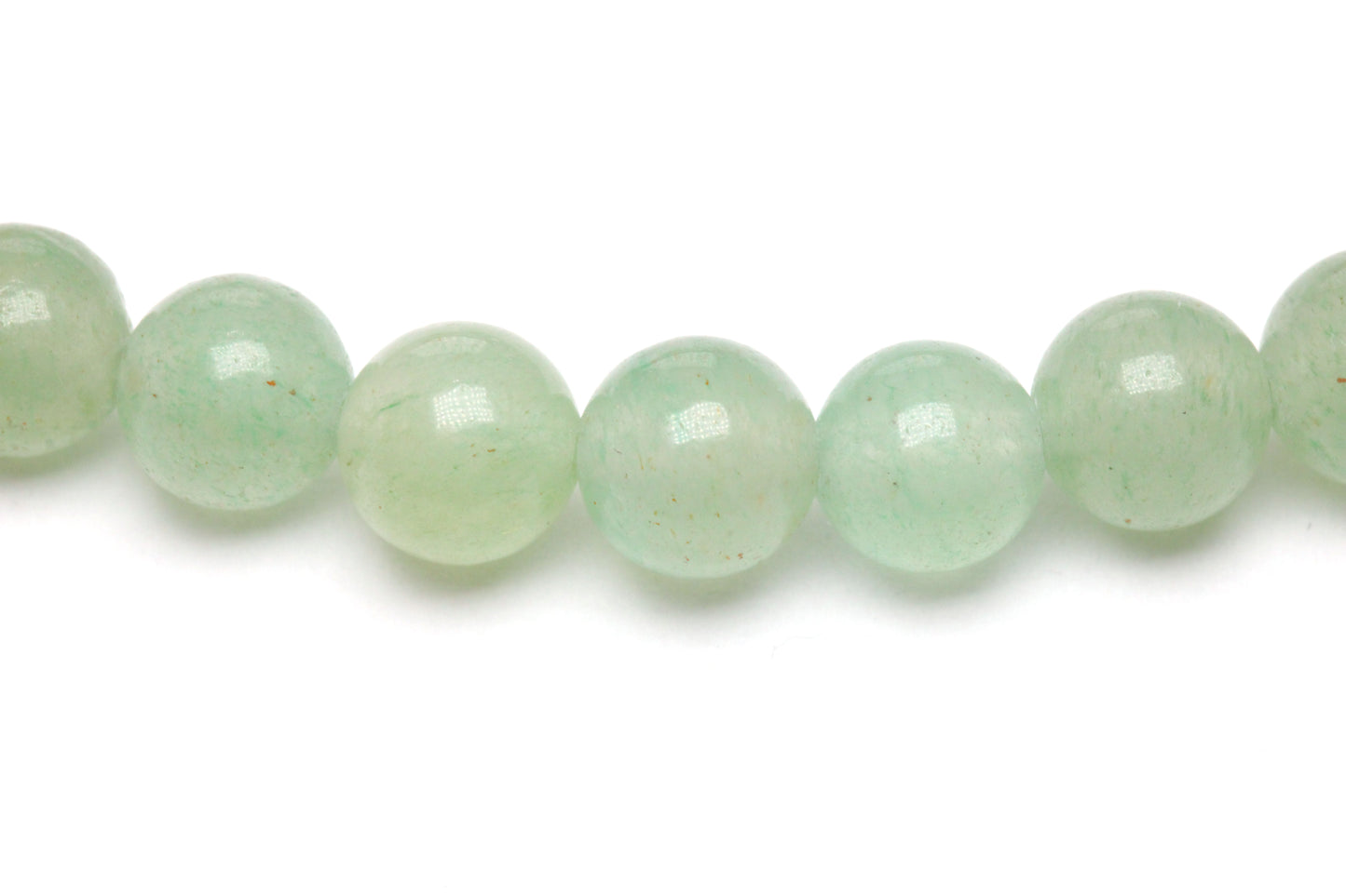 Grüner Aventurin Edelstein Armband mit Edelstahlherz